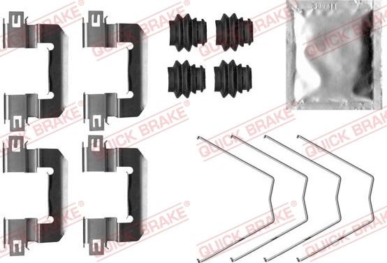 QUICK BRAKE 1090063 - Zestaw montażowy klocka hamulcowego