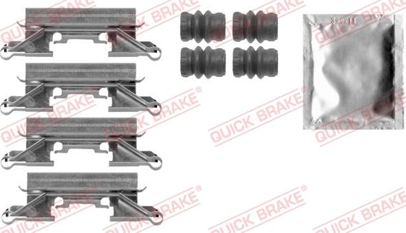 QUICK BRAKE 1090002 - ZESTAW INST. KLOCKÓW HAM. NISSAN P. NV200 1.5 DCI-1.6 16V 10-