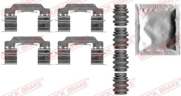 QUICK BRAKE 1090007 — Zestaw akcesoriów, klocki hamulcowe