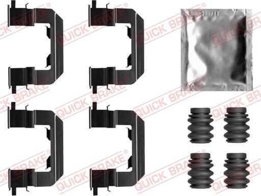QUICK BRAKE 1090019 — Zestaw akcesoriów, klocki hamulcowe