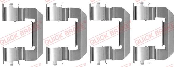 QUICK BRAKE 1090014 - ZESTAW INSTAL.KLOCKOW HAM.-P-CEED 12-