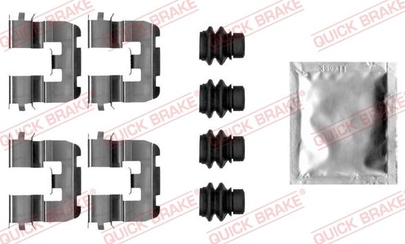 QUICK BRAKE 1090039 - Zestaw montażowy klocka hamulcowego