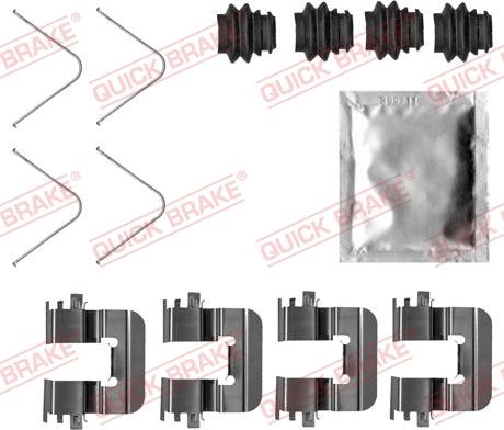 QUICK BRAKE 1090033 - ZESTAW INST. KLOCKÓW HAM. KIA T. CARENS 13-