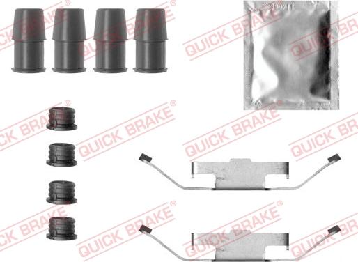 QUICK BRAKE 1090032 — Zestaw akcesoriów, klocki hamulcowe