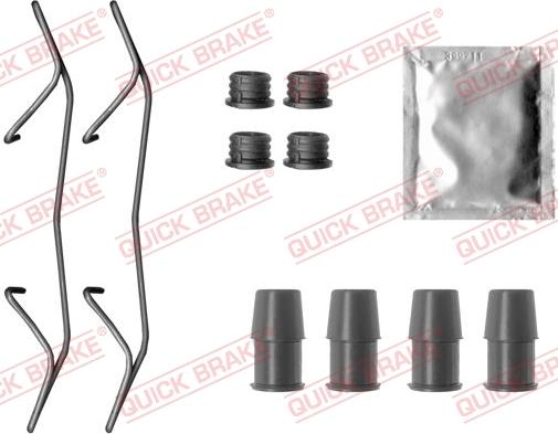 QUICK BRAKE 1090075 - ZESTAW INSTAL.KLOCKOW HAM.ASTRA K 15-