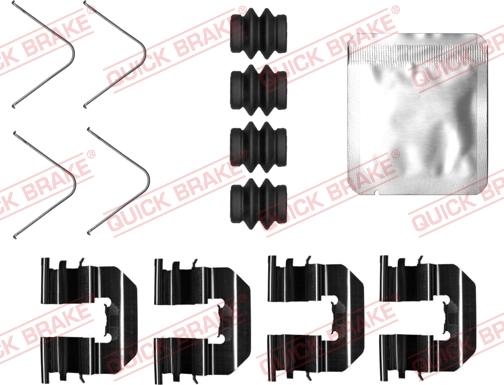 QUICK BRAKE 1090073 — Zestaw akcesoriów, klocki hamulcowe
