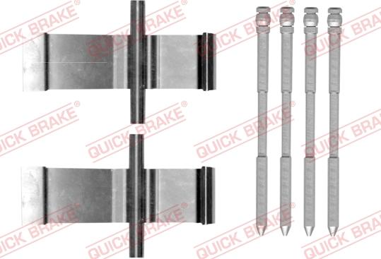 QUICK BRAKE 109-0194 — Zestaw akcesoriów, klocki hamulcowe