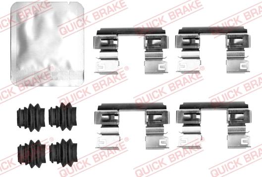 QUICK BRAKE 109-0193 — Zestaw akcesoriów, klocki hamulcowe