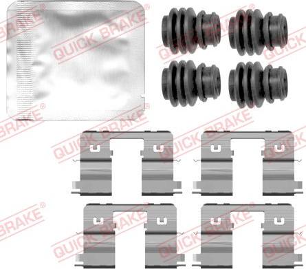 QUICK BRAKE 109-0144 — Zestaw akcesoriów, klocki hamulcowe