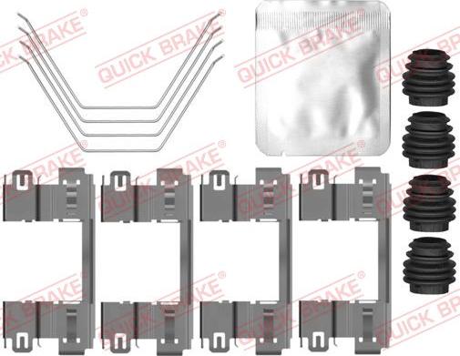 QUICK BRAKE 109-0146 — Zestaw akcesoriów, klocki hamulcowe