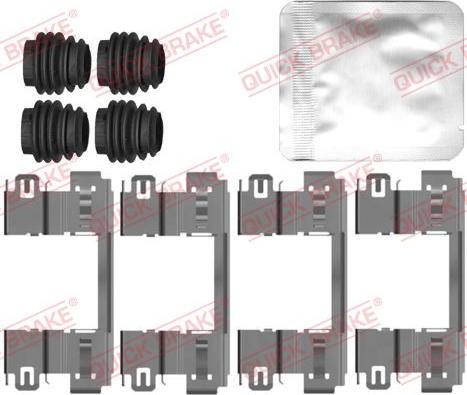 QUICK BRAKE 109-0147 — Zestaw akcesoriów, klocki hamulcowe