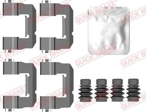 QUICK BRAKE 109-0157 — Zestaw akcesoriów, klocki hamulcowe