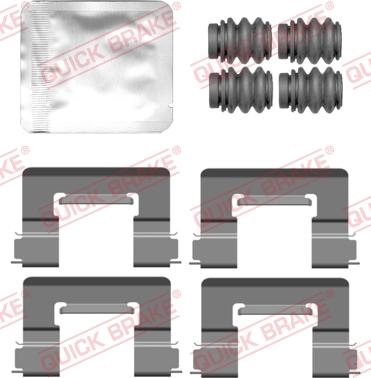 QUICK BRAKE 109-0164 — Zestaw akcesoriów, klocki hamulcowe