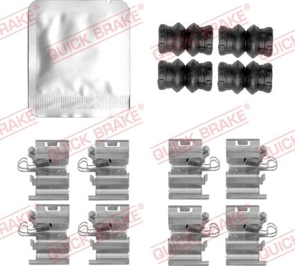 QUICK BRAKE 109-0168 — Zestaw akcesoriów, klocki hamulcowe
