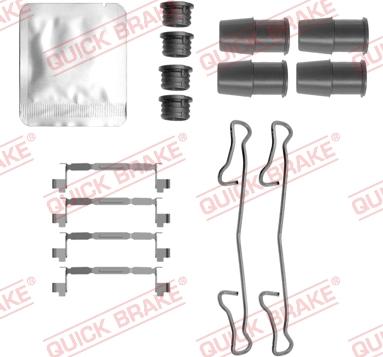 QUICK BRAKE 109-0167 — Zestaw akcesoriów, klocki hamulcowe