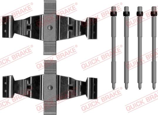 QUICK BRAKE 1090108 - Zestaw montażowy klocka hamulcowego