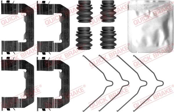 QUICK BRAKE 1090103 — Zestaw akcesoriów, klocki hamulcowe