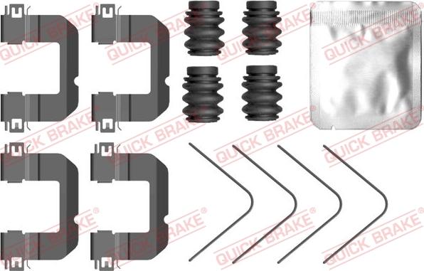 QUICK BRAKE 1090102 - Zestaw montażowy klocka hamulcowego