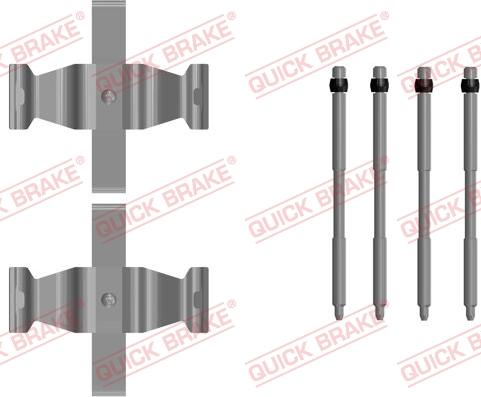 QUICK BRAKE 1090107 — Zestaw akcesoriów, klocki hamulcowe