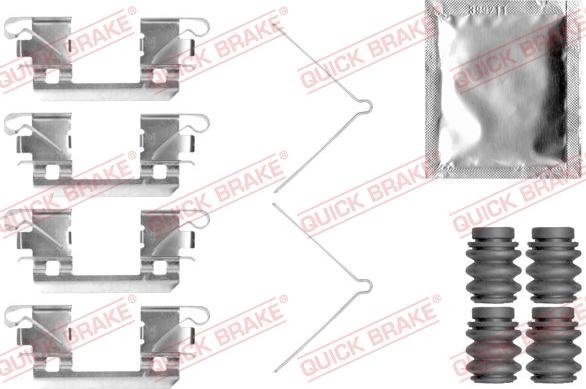 QUICK BRAKE 1090113 - Zestaw montażowy klocka hamulcowego