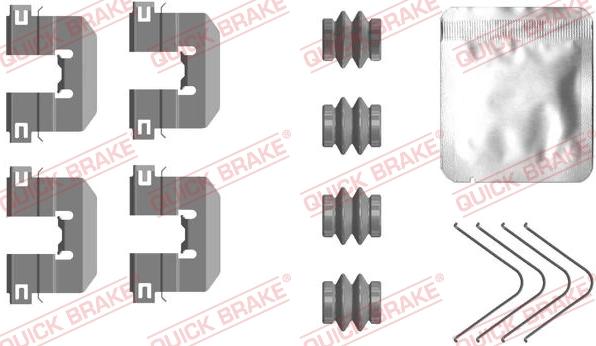 QUICK BRAKE 1090117 — Zestaw akcesoriów, klocki hamulcowe