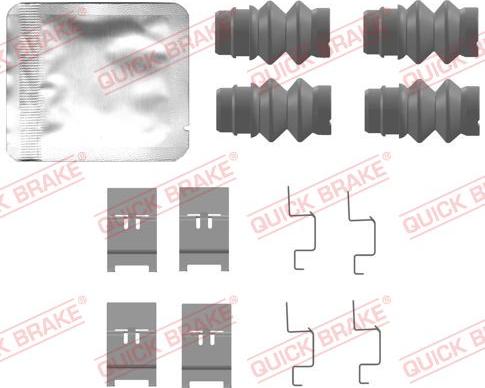 QUICK BRAKE 109-0135 — Zestaw akcesoriów, klocki hamulcowe