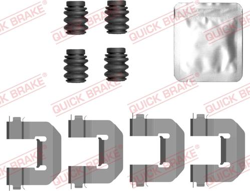 QUICK BRAKE 109-0126 — Zestaw akcesoriów, klocki hamulcowe