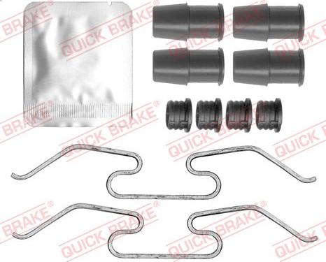 QUICK BRAKE 109-0179 — Zestaw akcesoriów, klocki hamulcowe