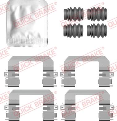 QUICK BRAKE 109-0176 — Zestaw akcesoriów, klocki hamulcowe