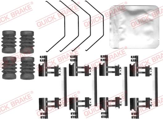 QUICK BRAKE 109-0170 - ZESTAW INST. KLOCKÓW HAM. MAZDA P. 3-CX-30 1.5-2.0 18-