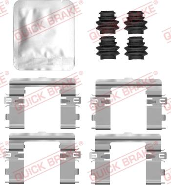 QUICK BRAKE 109-0178 — Zestaw akcesoriów, klocki hamulcowe