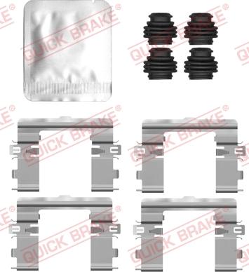QUICK BRAKE 109-0177 — Zestaw akcesoriów, klocki hamulcowe
