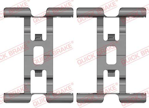 QUICK BRAKE 109-0211 — Zestaw akcesoriów, klocki hamulcowe