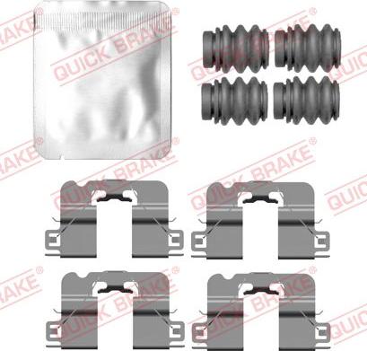 QUICK BRAKE 109-0213 - ZESTAW INST. KLOCKÓW HAM. HYUNDAI T. KONA 1.0-1.6 23-