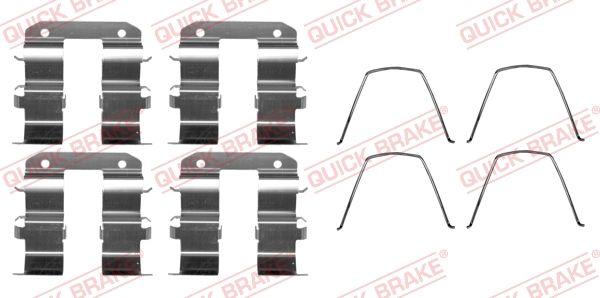 QUICK BRAKE 109-0229 — Zestaw akcesoriów, klocki hamulcowe