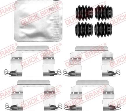 QUICK BRAKE 109-0226 — Zestaw akcesoriów, klocki hamulcowe
