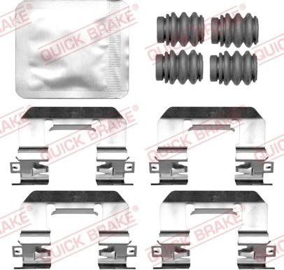 QUICK BRAKE 109-0228 — Zestaw akcesoriów, klocki hamulcowe