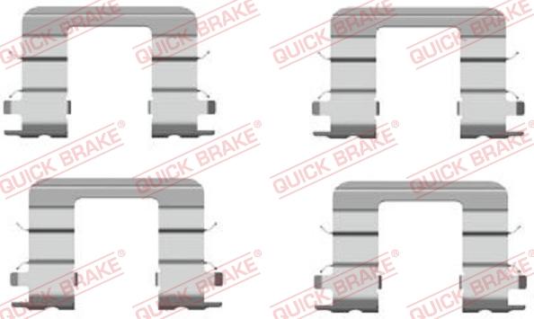 QUICK BRAKE 1091696 — Zestaw akcesoriów, klocki hamulcowe