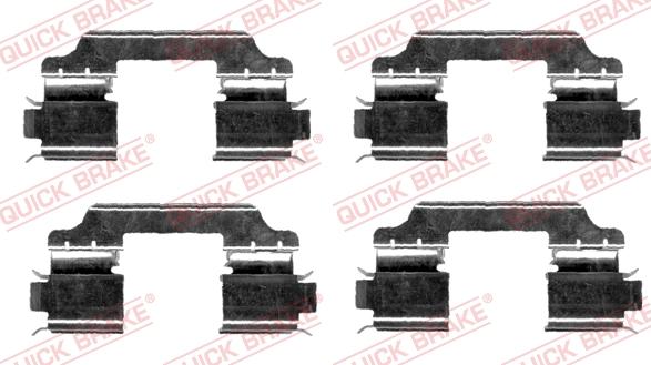 QUICK BRAKE 1091654 — Zestaw akcesoriów, klocki hamulcowe