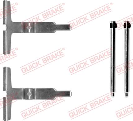 QUICK BRAKE 1091661 — Zestaw akcesoriów, klocki hamulcowe