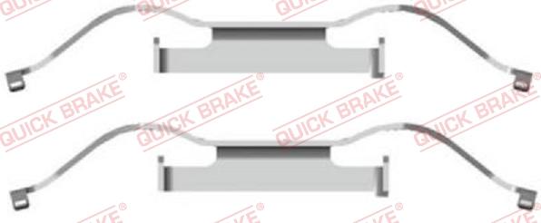 QUICK BRAKE 1091681 — Zestaw akcesoriów, klocki hamulcowe