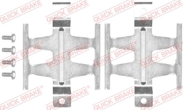 QUICK BRAKE 1091687 - Zestaw montażowy klocka hamulcowego