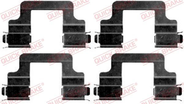 QUICK BRAKE 1091679 — Zestaw akcesoriów, klocki hamulcowe
