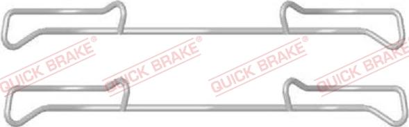 QUICK BRAKE 1091678 — Zestaw akcesoriów, klocki hamulcowe
