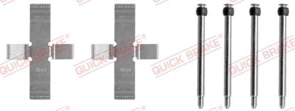 QUICK BRAKE 1091040 — Zestaw akcesoriów, klocki hamulcowe