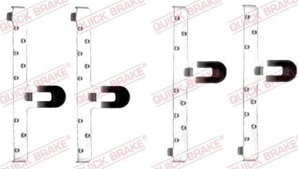 QUICK BRAKE 1091048 — Zestaw akcesoriów, klocki hamulcowe