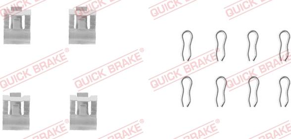 QUICK BRAKE 1091055 — Zestaw akcesoriów, klocki hamulcowe