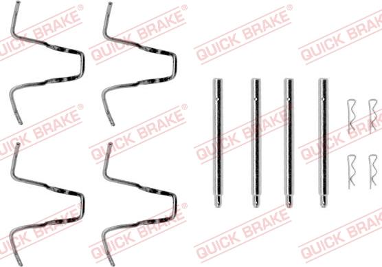 QUICK BRAKE 1091005 - Zestaw montażowy klocka hamulcowego
