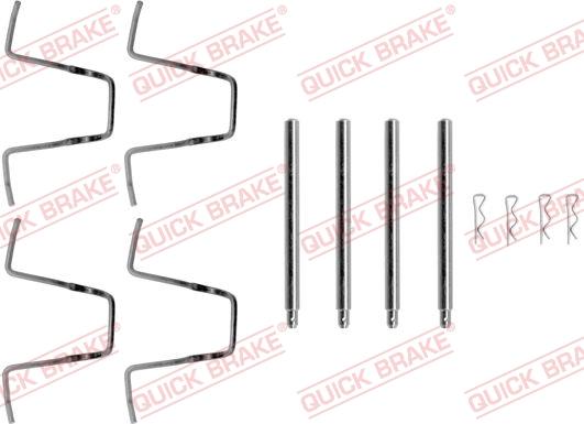 QUICK BRAKE 1091010 — Zestaw akcesoriów, klocki hamulcowe