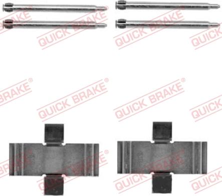 QUICK BRAKE 109-1039 - Zestaw montażowy klocka hamulcowego